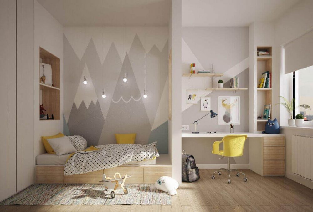 Thiết kế nội thất phòng ngủ trẻ em
