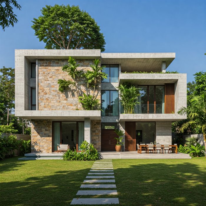 Biệt thự hiện đại - Mạnh Hà Design