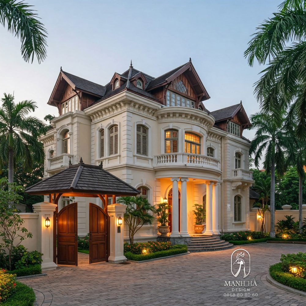 Kiến trúc biệt thự - Mạnh Hà Design