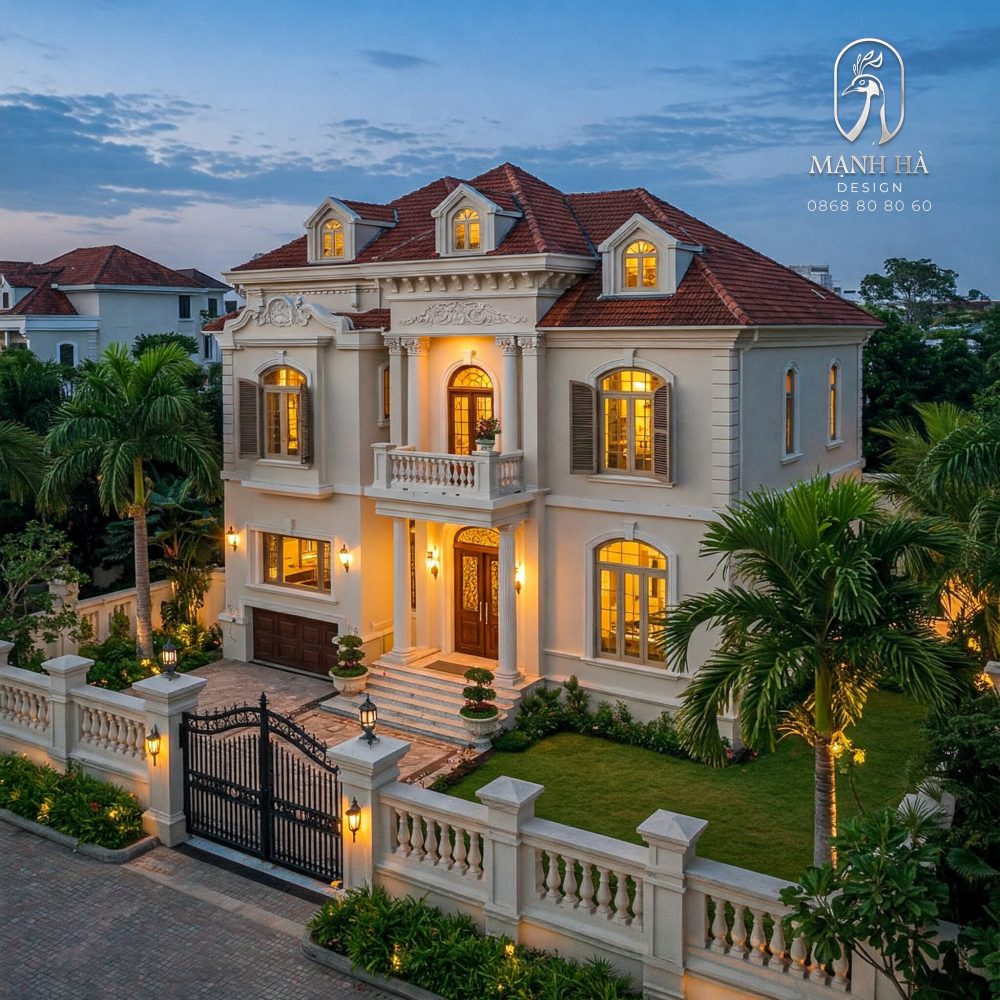 Kiến trúc biệt thự - Mạnh Hà Design