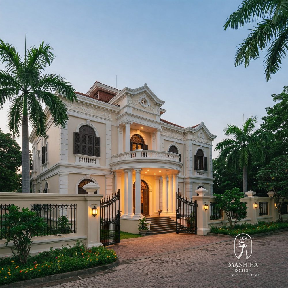 Kiến trúc biệt thự - Mạnh Hà Design
