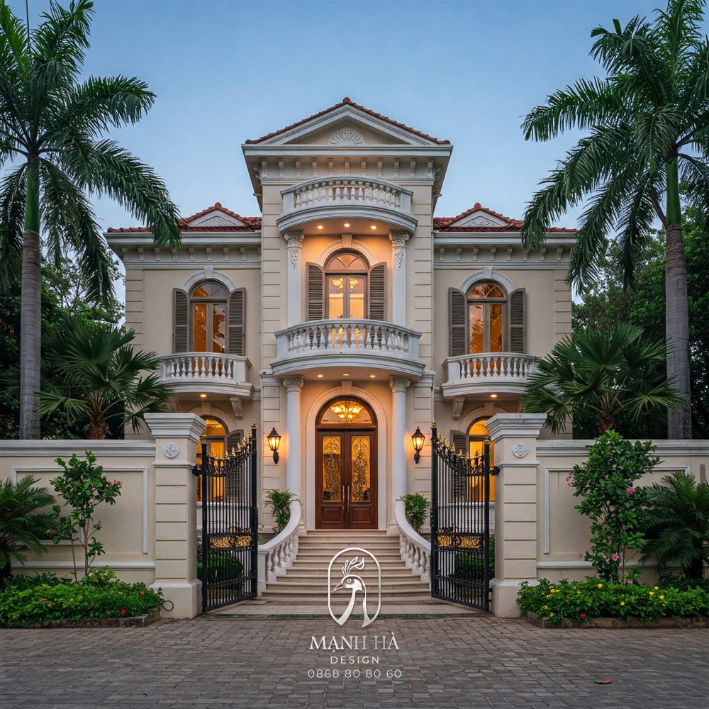 Kiến trúc biệt thự - Mạnh Hà Design