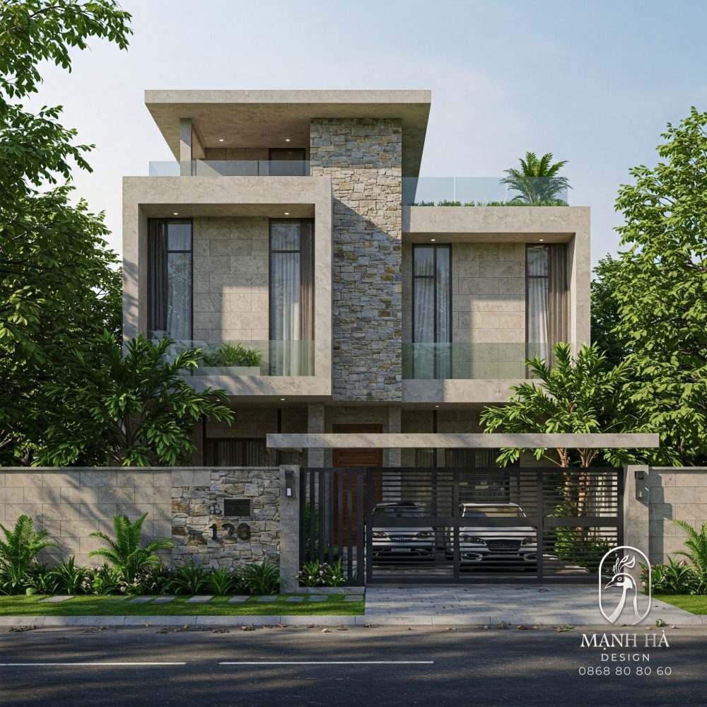 Kiến trúc biệt thự - Mạnh Hà Design