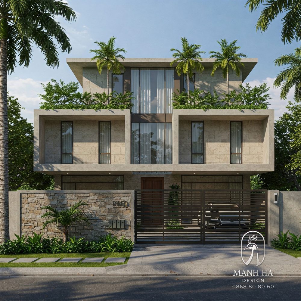 Kiến trúc biệt thự - Mạnh Hà Design
