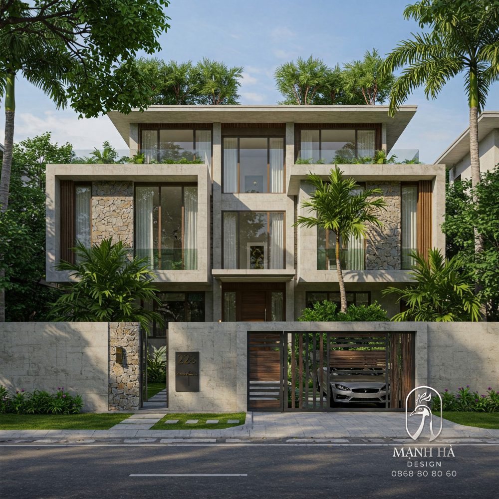 Kiến trúc biệt thự - Mạnh Hà Design