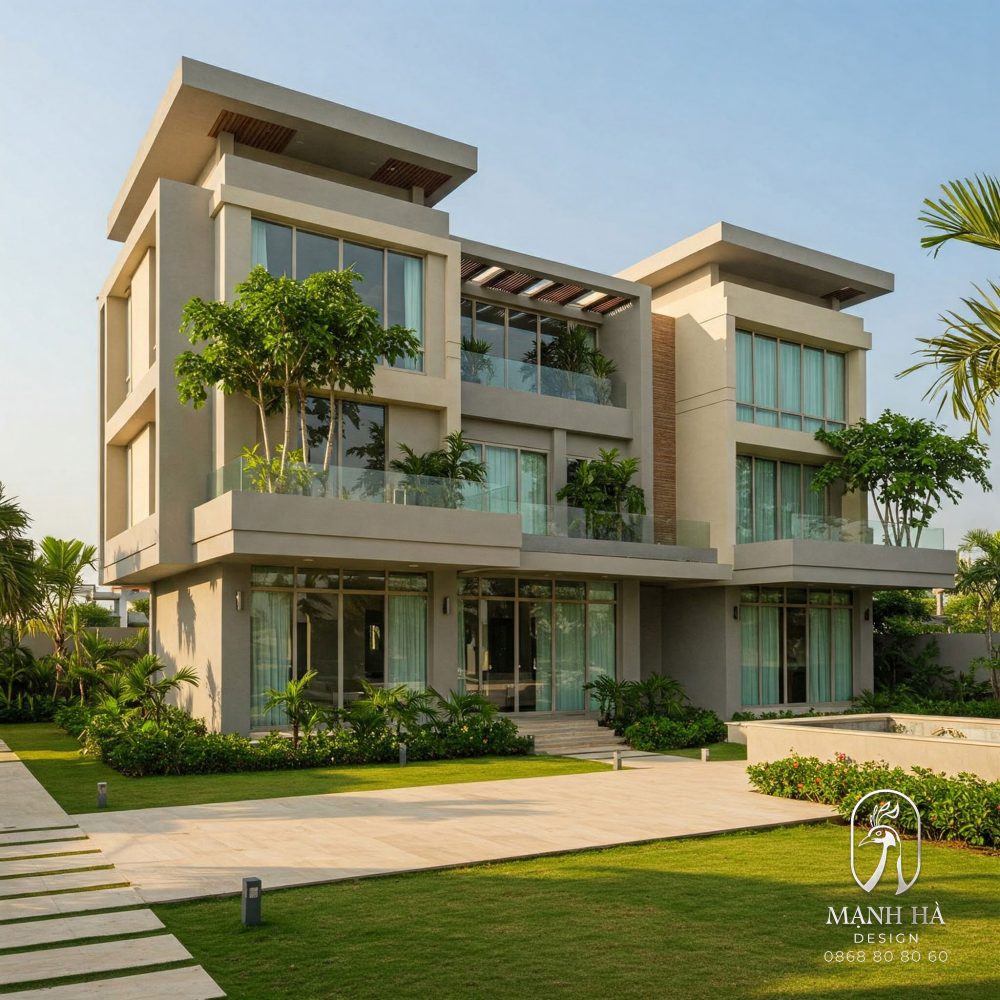 Kiến trúc biệt thự - Mạnh Hà Design