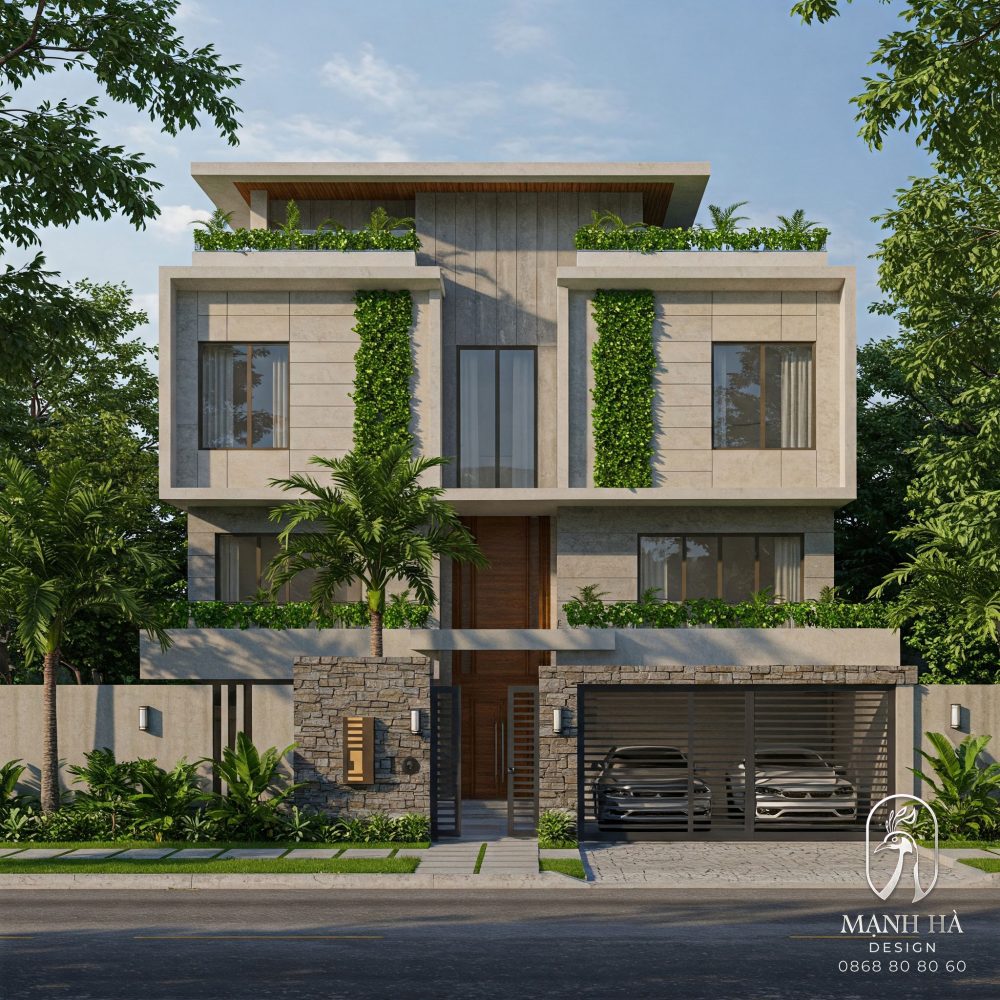 Kiến trúc biệt thự - Mạnh Hà Design