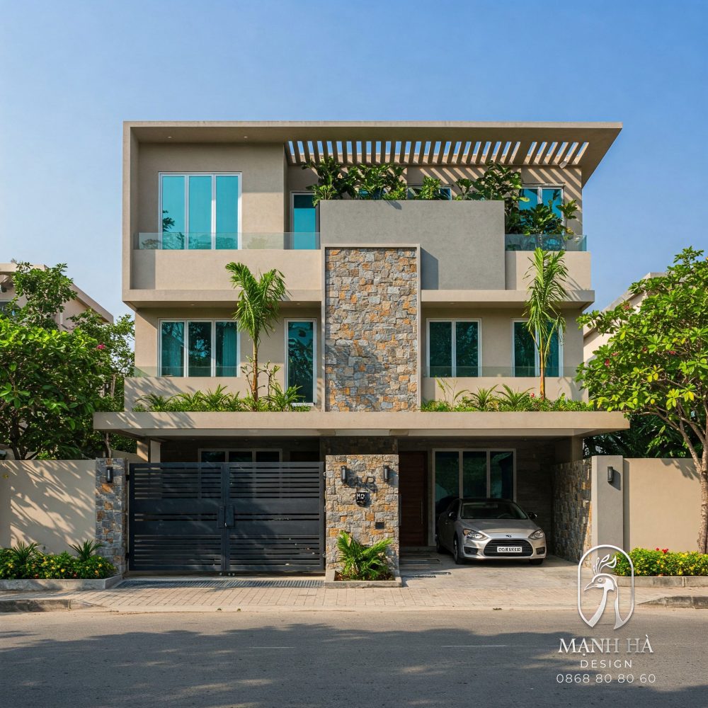 Kiến trúc biệt thự - Mạnh Hà Design