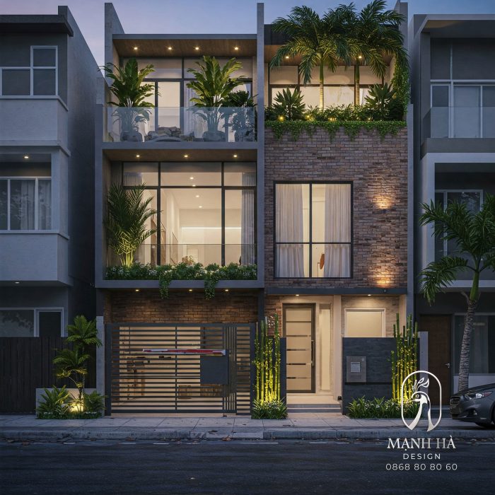 KIẾN TRÚC NHÀ PHỐ - MẠNH HÀ DESIGN