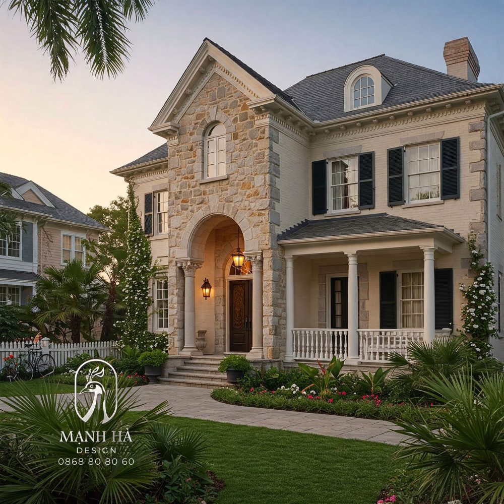 Kiến trúc biệt thự - Mạnh Hà Design