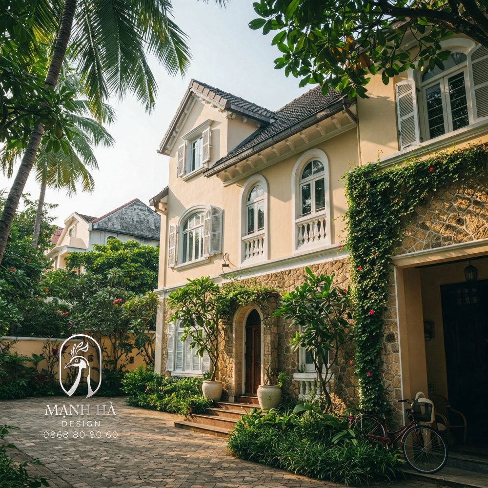 Kiến trúc biệt thự - Mạnh Hà Design