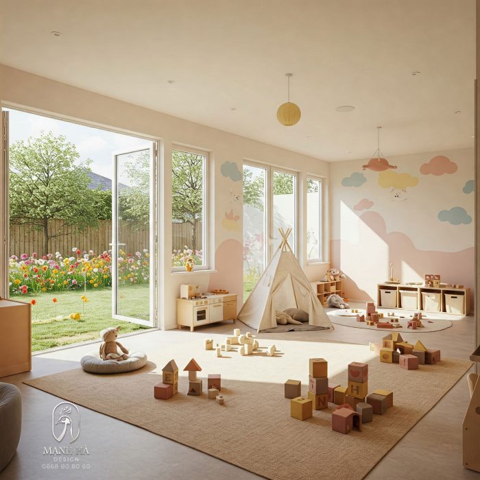 Nội thất biệt thự hiện đại - Mạnh Hà Design