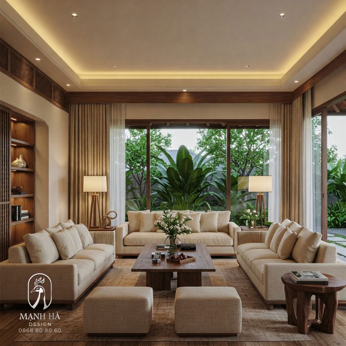 Nội thất biệt thự hiện đại - Mạnh Hà Design
