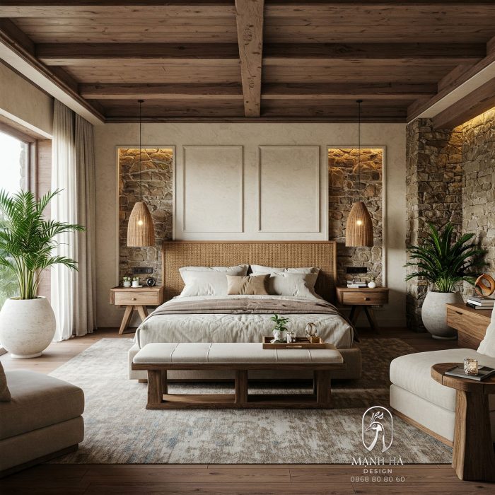 Nội thất biệt thự hiện đại - Mạnh Hà Design