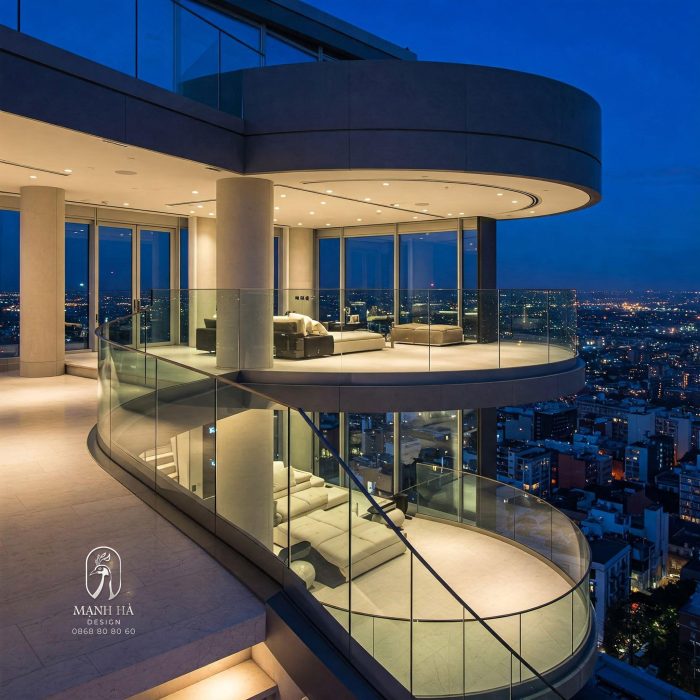Penthouse - Duplex - Mạnh Hà Design Penthouse - Duplex - Mạnh Hà Design