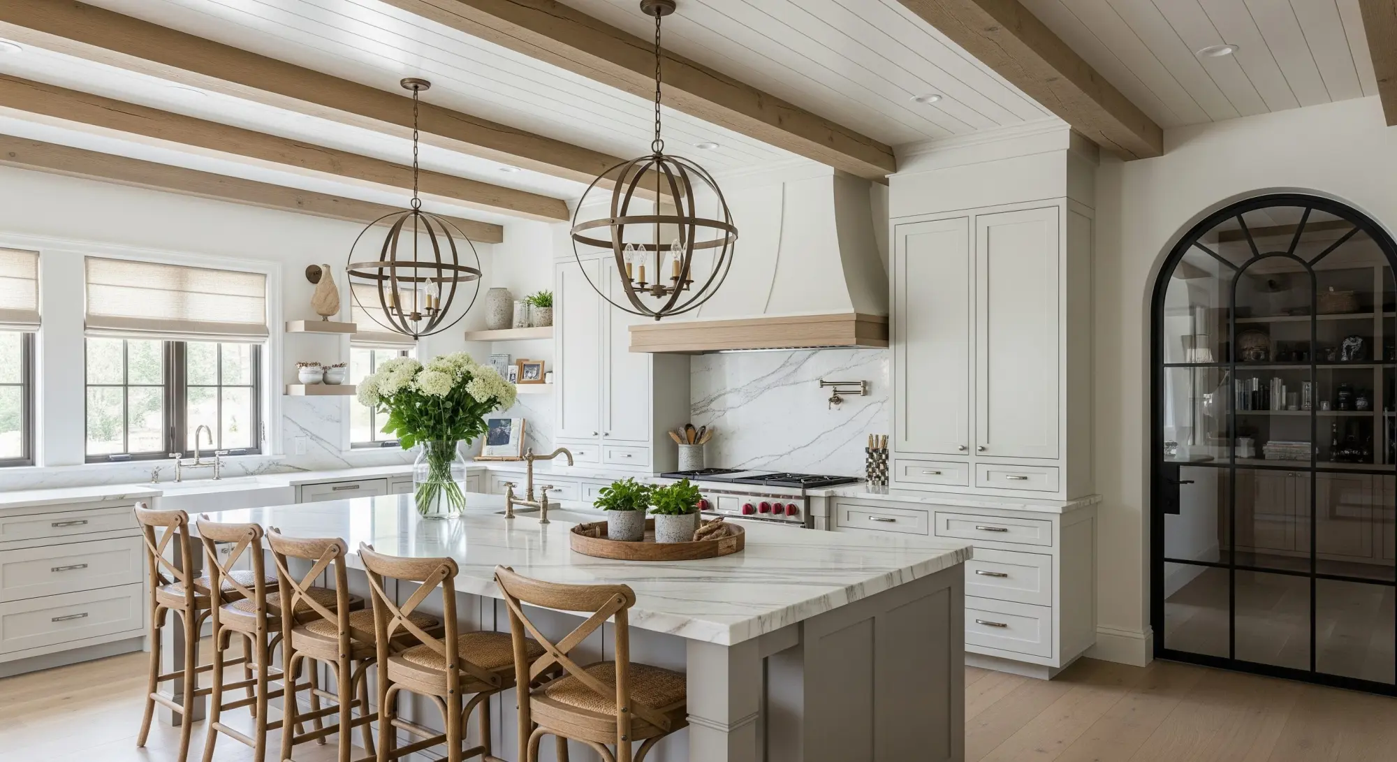 Bếp (4) Biệt thự Farmhouse - Mạnh Hà Design