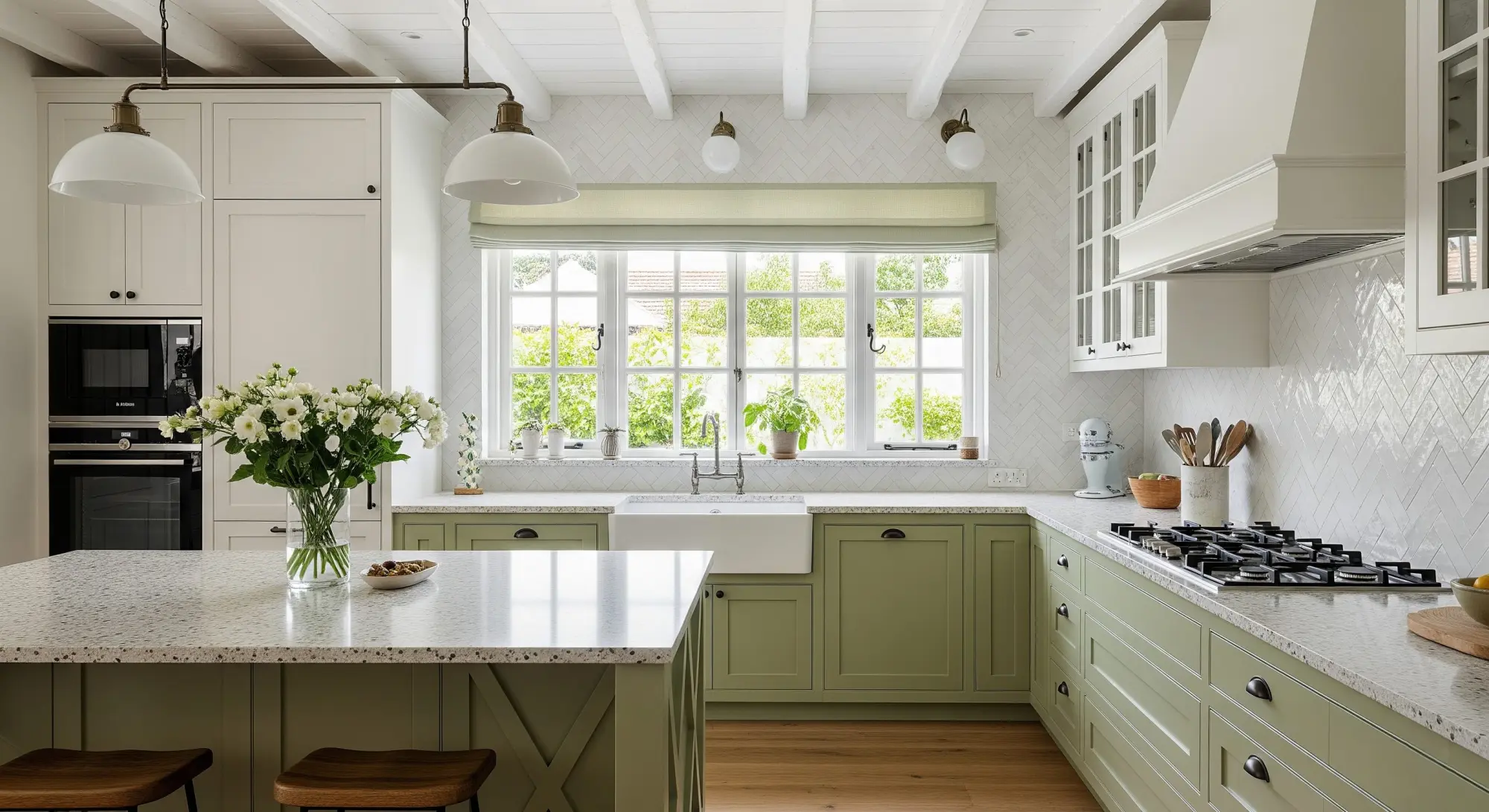 Bếp (5) Biệt thự Farmhouse - Mạnh Hà Design